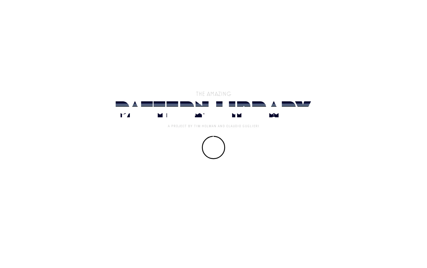 The Pattern Library 页面快照